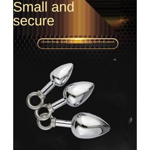 Female adult sex toy butt metal anal toy male butt plug stains steel anal plug sex toy anal sex toy