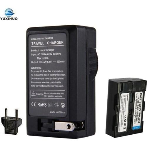 1900mAh NP-400 NP400 D-LI50 DLI50 Battery + AC Charger For Pentax K10D K20D Konica Minolta DiMAGE A1 A2 Dynax 5D 7D Sigma SD15