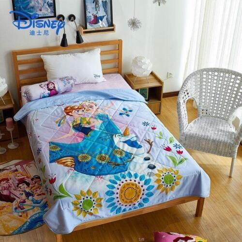 150x200cm Disney Blanket Quilt Summer Spring Soft Thin quilt Napping Sleeping Cute Cartoon Children Child baby Girl boy gift