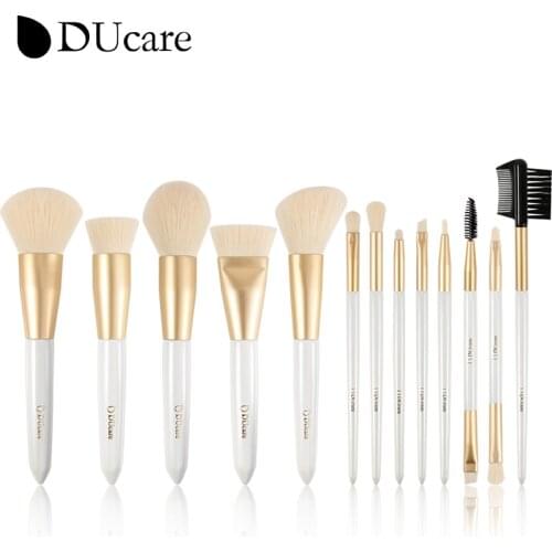 DUcare foundation brush flat top buffing Brushes Eyeshadow Contour Powder Brush highlighter makeup Brushes Pincel Maquiagem