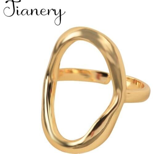 Personality Exaggerated Gothic Circle Rings For Women Charm Engagement Jewelry Girls Open Finger Knuckle Rings