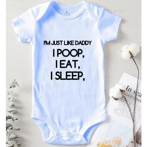 Infant Girls Winter Rompers Cotton Printing Daddy Toddler Jumpsuits Newborn Baby Boy Clothes Cotton One Piece Jumpsuit