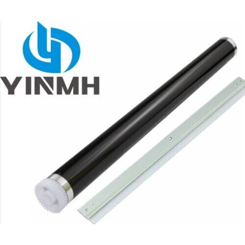 2SET High quality Copier OPC Drum + Cleaning blade TK410 for Kyocera KM1620 1635 1650 2020 2035 2050 2550 1648 Cylinder Drum