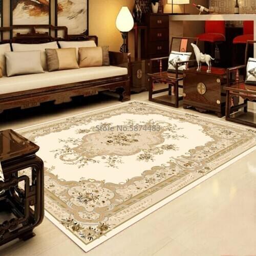 European Court Style Carpets For Living Room Big Size High Quality Home Carpet Bedroom Thicken Parlor Rug Vintage Carpet