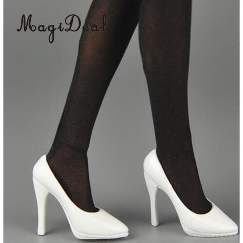 MagiDeal Fashion 1Pair 1/6 Scale Plastic High Heeled Shoes For 12 Inch Female Figures Body Models Party Show Stage Acce Gifts