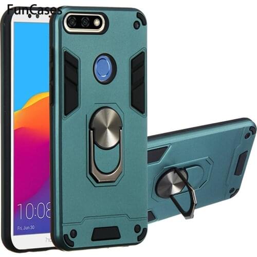 Magnet Half-Wrapped Cases For cover Huawei Honor 7C Soft TPU Cover Huawei cover Enjoy 8 Nova 2 Lite Y7 Prime 2018 5.99" Estuche