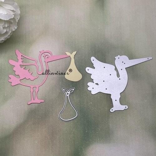Luggage birds Metal Cutting Dies for DIY Scrapbooking Album Paper Cards Decorative Crafts Embossing Die Cuts