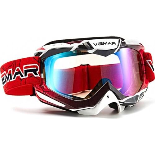 VEMAR Motocross Goggles Men And Women Outdoor Motorcycle Goggles Windproof And Fog-proof Riding Motorcycle Goggles Helmet Goggle
