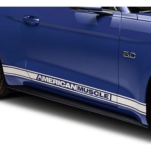 Car Engine Hood Front File Sticker for Mustang 15-20 Exterior Modification Garland Stickers Side Personalise Stylish Decorative