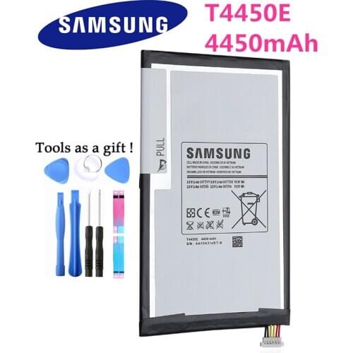 SAMSUNG Original Tablet Battery T4450E 4450mAh For Samsung GALAXY Tab 3 8.0 T310 T311 T315 Replacement Batteries + Free Tools