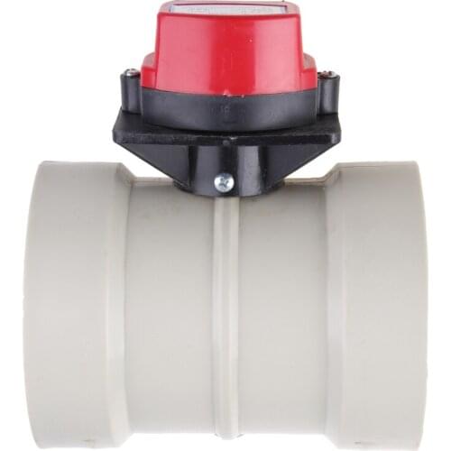 220V Plastic Electric Baffle Check Valve 110mm Ventilation Pipe Air Volume Control Valve Valve Accessories