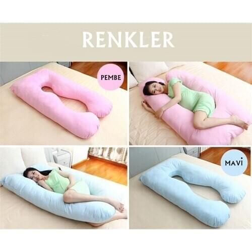 Visco Pooly Pregnant Pillow Pregnant Support Pillow 125 X80x20 Cm