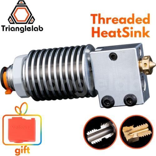V6 Threaded HeatSink v6 Volcano hotend remote Bowen v6 Volcano hotend J-head Hotend HeatSink heater block heat break for E3D