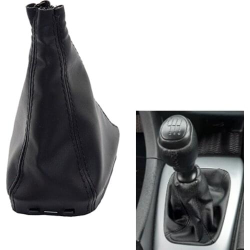 Car Gear Shift Lever Knob Boot Gaiter Cover For SAAB 9-3 2003 2004 2005 2006 2007 2008 - 2012 Manual Transmission
