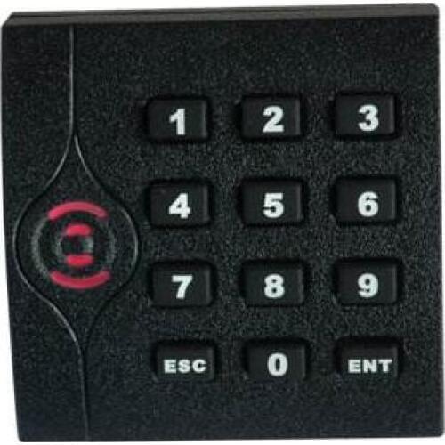 RFID reader, RFID keypad reader,ID/em reader,125K, for access control WG26 output, black color 2 LED ,sn:K202,min:20pcs