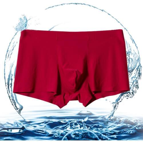 3pcs/Lot Soft Comfortable Mens Family Panties Underpants Man Male Underwear Cotton Loose Shorts Men