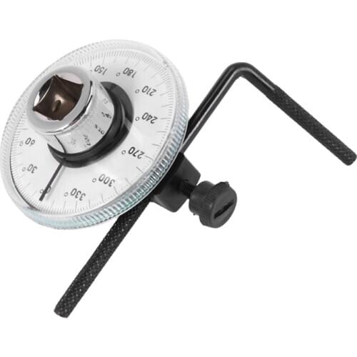 1/2 Inch Torque Angular Gauge with Wrench Drive Torque Angle Gauge Car Auto Meter Tool Torque Angle Gauge
