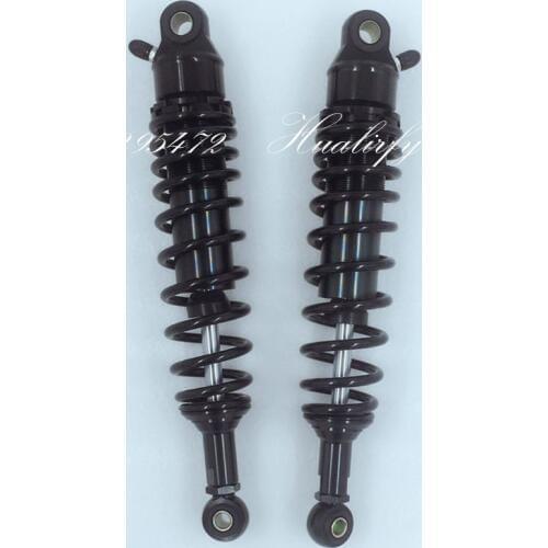 Universal new 1 Pair 320mm Black Motorcycle Dirt Bike Rear Suspension Air Shock Absorber all Black