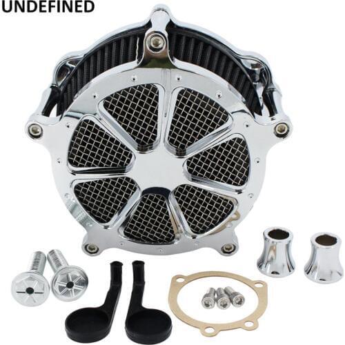 Motorcycle Air Cleaner Intake Contrast CNC Cut Air Filter For Harley Sportster XL1200 XL883 xl 1991-2019 Black