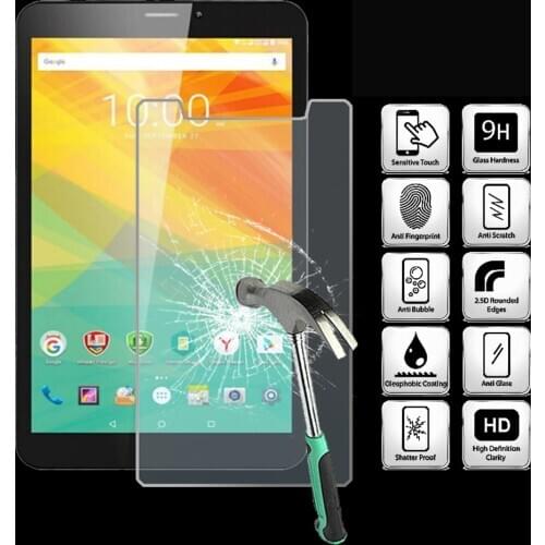 For Prestigio Grace 3318 3G 8" - 9H Tablet Tempered Glass Screen Protector Cover Explosion-Proof High Quality Screen Film