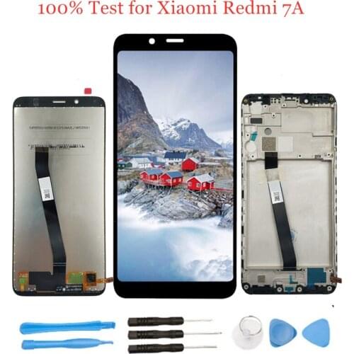 5.45" for Xiaomi Redmi 7A LCD Display Frame Touch Screen Digitizer Assembly LCD Display for Xiaomi Redmi 7A Repair Parts