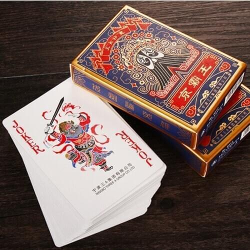 1set Chinese Style Peking Opera Poker Cards Chinese Traditional Culture Board Game Playing Card