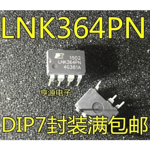 10pieces LNK364 LNK364P LNK364PN 7 DIP-7