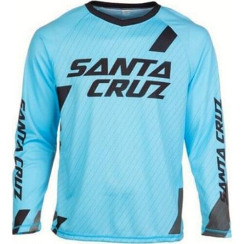 2022 santa cruz motocross jersey downhill camiseta ropa mtb Long Sleeve Moto Jersey mountain bike dh shirt mx clothing