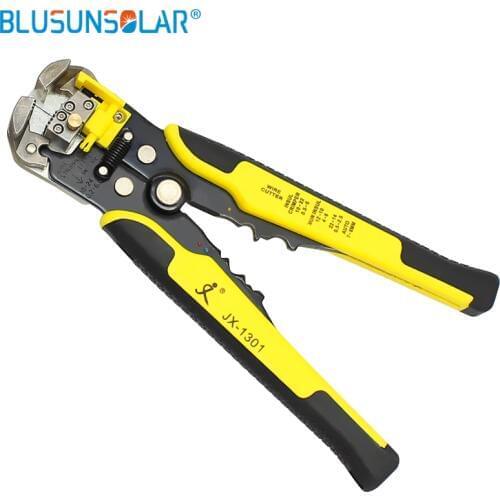 50pcs lot Automatic Cable Wire Stripper Self Adjusting Crimper Terminal Tool AWG24-10(0.2-6.0MM2)