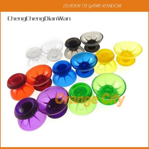 300PCS Transparent Mushroom Cap Analog Cover Shell Thumb Stick Joystick Thumbstick For Sony PlayStation 5 PS5 Game Controller