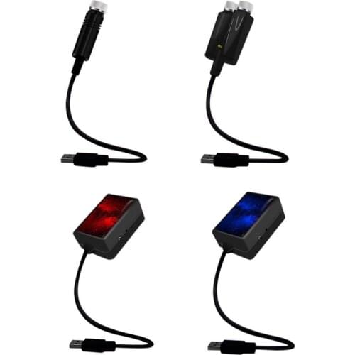 Car Interior Atmosphere Led Roof Car Star Night Light Projector Starry Laser Lamp USB Super Brightness Auto Starry Decoration