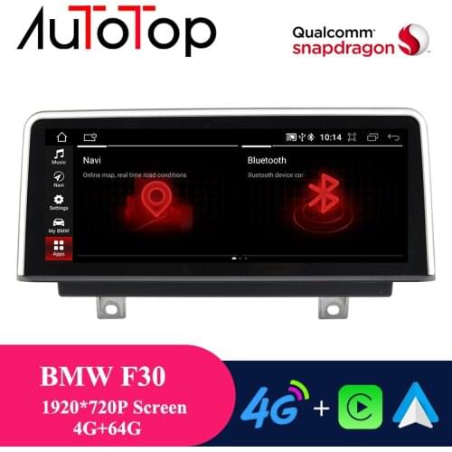 AUTOTOP 10.25" Android 10 Car Multimedia Player for F30/F31/F34 NBT DVD Radio Player GPS Navigation Bluetooth Mirrorlink Carplay