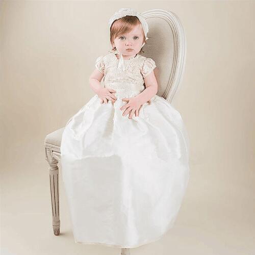 White Christening Dress Baby Girl Christening Gowns Vintage Long Lace Gown Baby Christenin Baptism Girl Princess Dresses