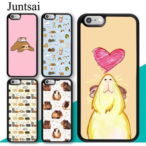 Cute Cartoon Guinea Pig Case For Apple iPhone 11 12 Pro Max mini XS MAX X XR 5S SE 2020 6S 8 7 Plus Cover Coque