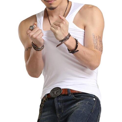 CLEVER-MENMODE Men's Sleeveless Tank Tops