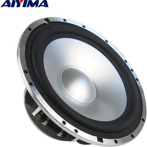 AIYIMA 1Pcs 6.5 Inch Audio Midrange Bass Speaker 4 Ohm 100W Loudspeaker Home Theater Auto HIFI Audio Music Speaker