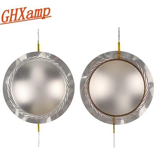 GHXAMP 75 Core Tweeter Speaker Voice Coil Titanium Film 8ohm 74.5mm Treble Speaker Round Wire Diaphragm For Stage Audio 2pcs