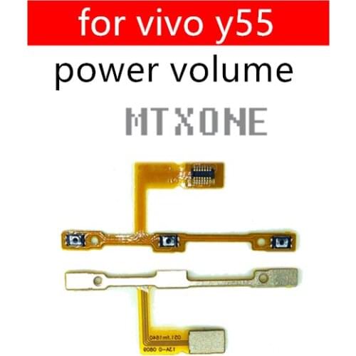 For vivo y55 Power Volume Side Key button Flex Cable for vivo y55 On Off Switch Flex Cable Replacement Repair Parts