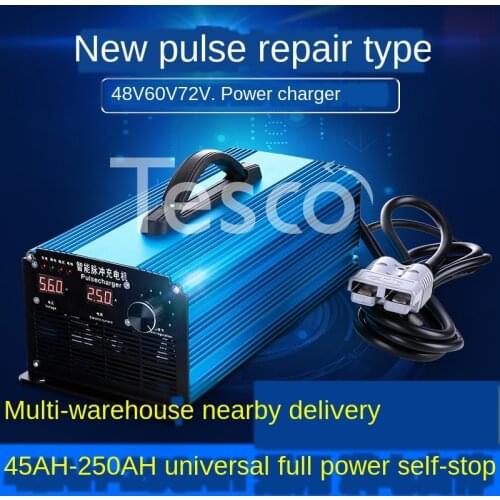 Electric push up hydraulic forklift charger 24v30A sightseeing car 48v25A charger 72v four-wheel scooter