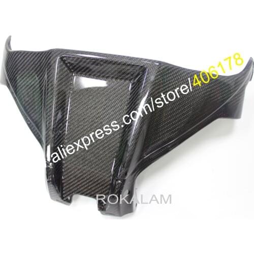 Carbon Fiber Twill Tank Pad Cover Tank Center Cover Trim Panel For Kawasaki ZX10R 2011 2012 2013 2014 2015 2016 2017 ZX-10R