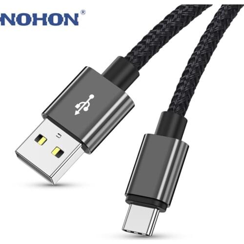 3A USB Type C Data quick Cable For Samsung Galaxy Xiaomi Redmi Huawei Fast Charging Mobile Phone long Chargers 0.2m 1m 2m 3m
