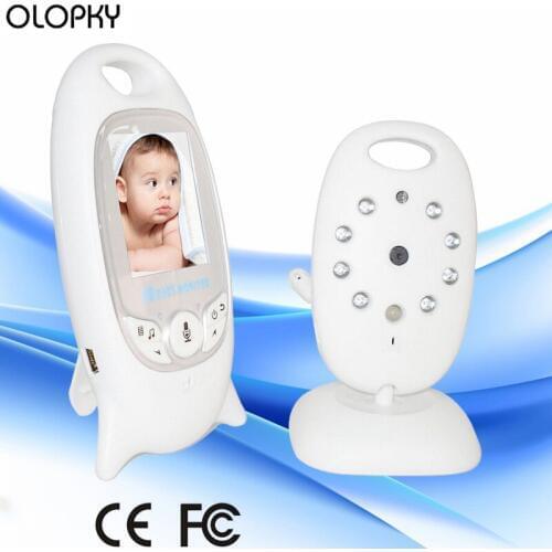 New Wireless Video Baby Sleeping Monitor 2.0 inch Color Security Camera 2 Way Talk NightVision IR LED Temperature Monitoring