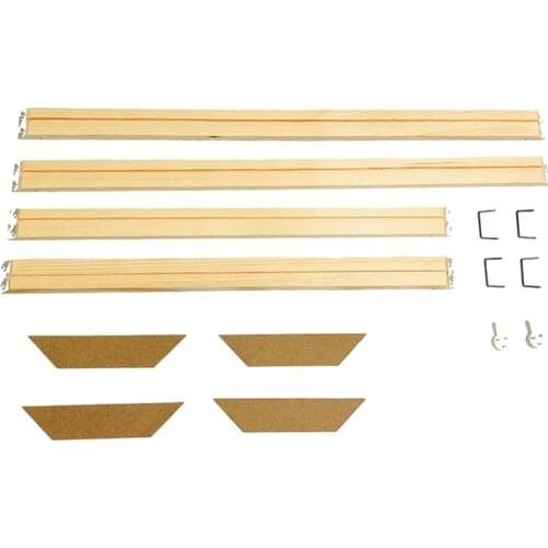 DIY 50x50cm Oil Painting Frame Painting Mosaic Embroidery Accessories Wall Home Decor Hanging Canvas Frame