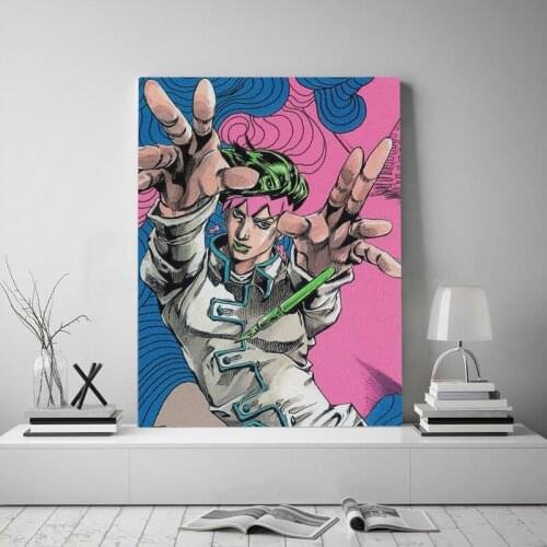 Canvas Pictures Jojo S Bizarre Home Decoration Paintings Japan Anime Role Poster HD Prints Wall Art Modular Living Room Framed