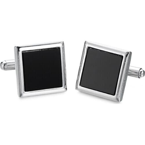 The classic black box Cufflinks new design style French wedding dress shirt cufflinks, 1 pairs of free delivery
