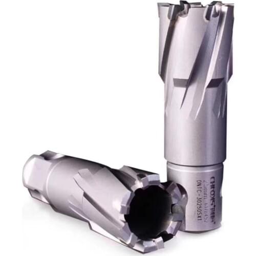 Diameter 12-65mm * 35mm TCT Annular Cutter With Weldon Shank, 22*35mm TCT Metal Core Drill 23*35 TCT Hole Saw For Magnetic Drill