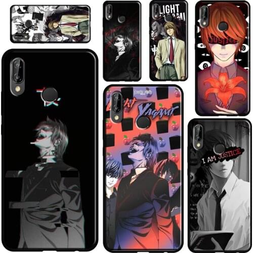Light yagami DEATH NOTE For Huawei Nova 5T Mate 20 Lite P Smart 2019 2021 Case For Huawei P30 P40 Lite P10 P20 Pro