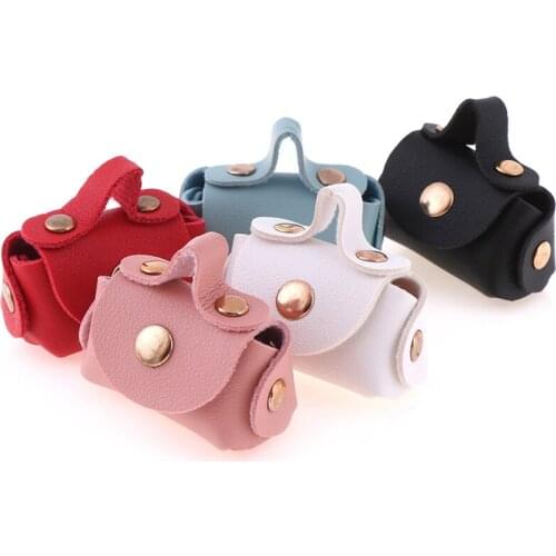 1/10pc Brand New Leather Dollhouse Miniature Bag Doll Bag Rice Bag Hand Bag Summer Sun Hat Girls Kids Beach Hats Bag Accessories