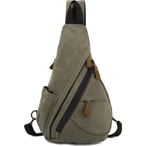 2021 New Waist Bag Fashion Mens Shoulder Crossbody Backpack Casual Canvas Chest Bag High Quality Waterproof Travel Bag XA735F
