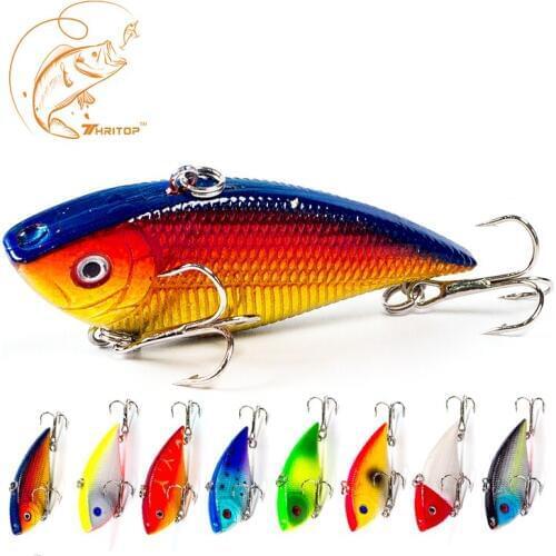 Thritop New Hard Fishing Bait 7cm 11.5g Hot Item 8 Various Colors for Option TP027 3D Eyes Fishing Lure VIB Bait